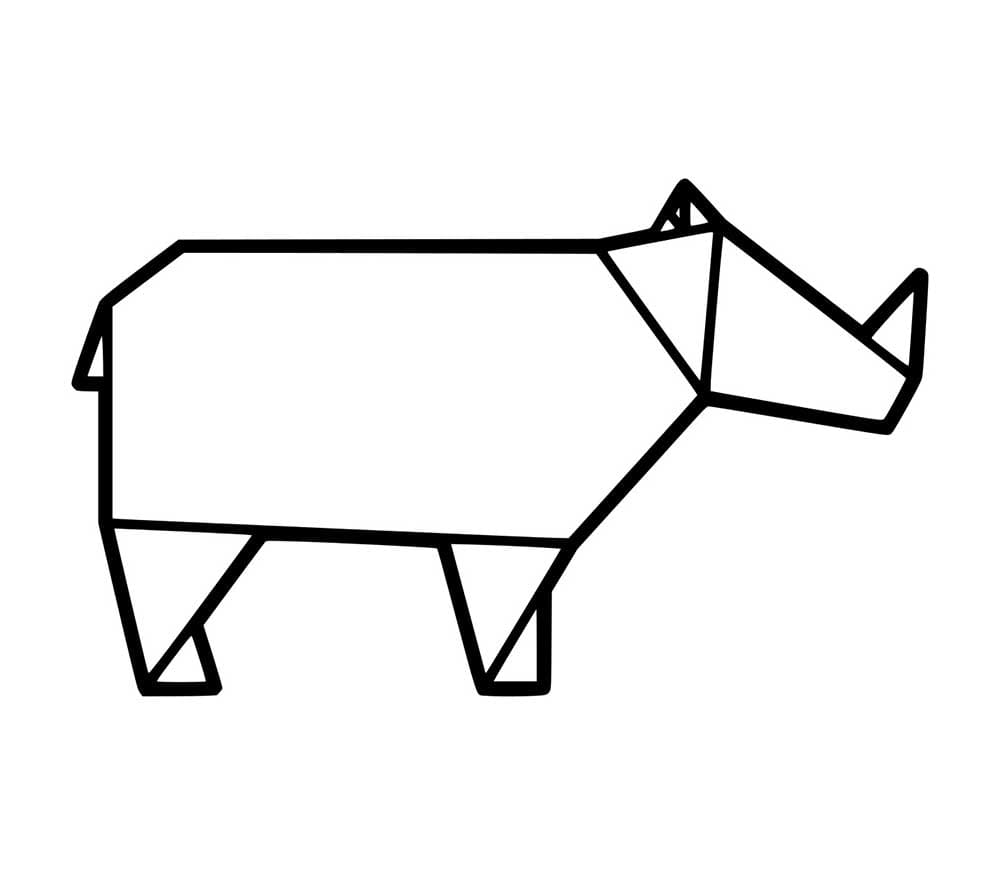 Origami Nashorn