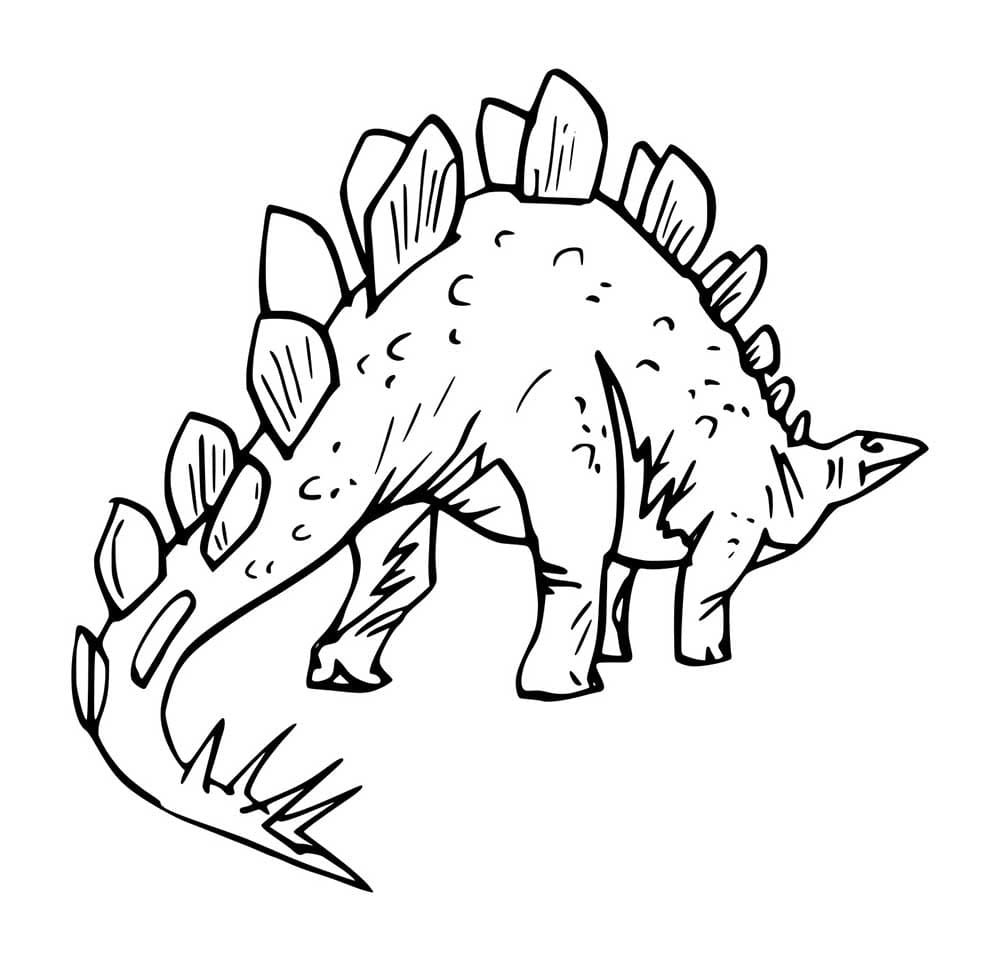 Realistischer Stegosaurus