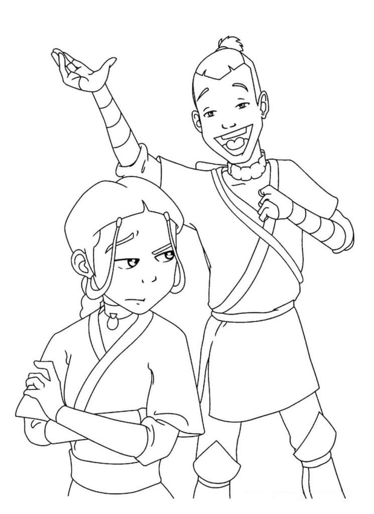 Sokka und Katara