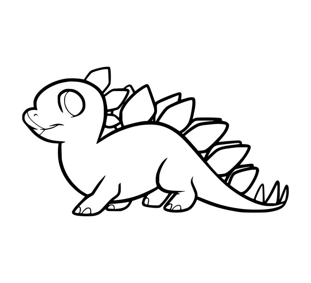 Süßer Baby Stegosaurus