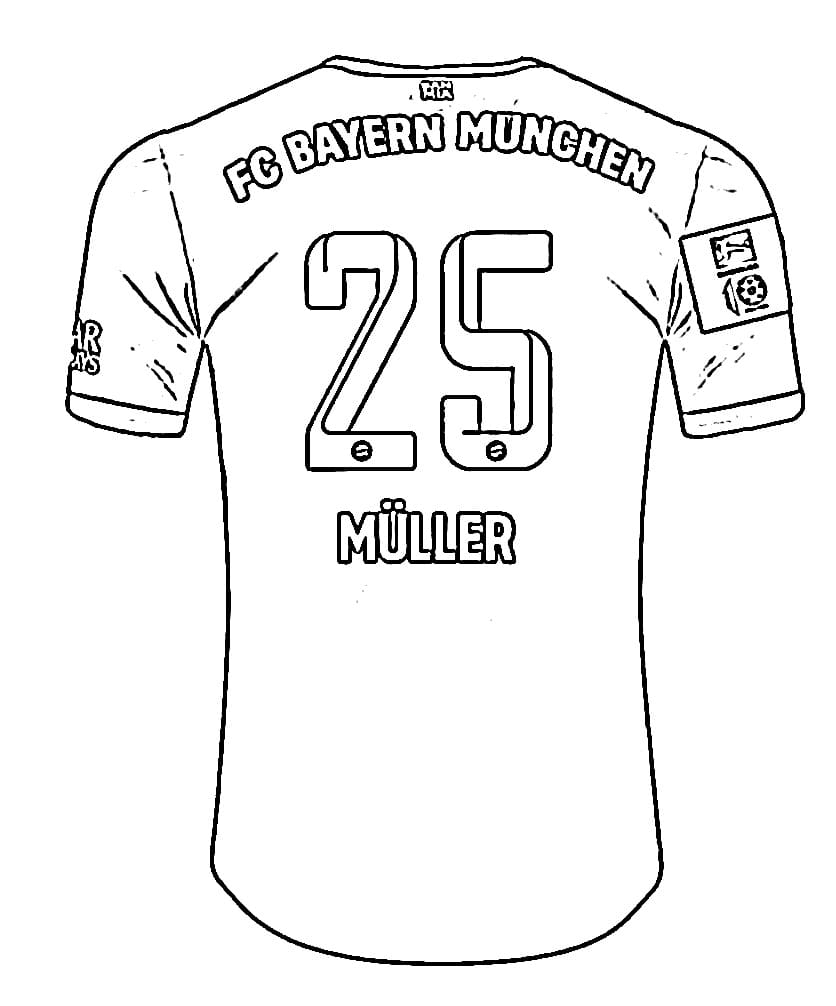 Bayern München Müller Trikot