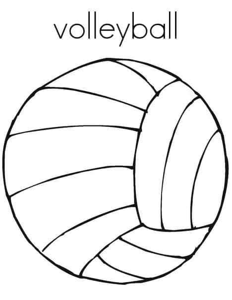 Druckbarer Volleyballball