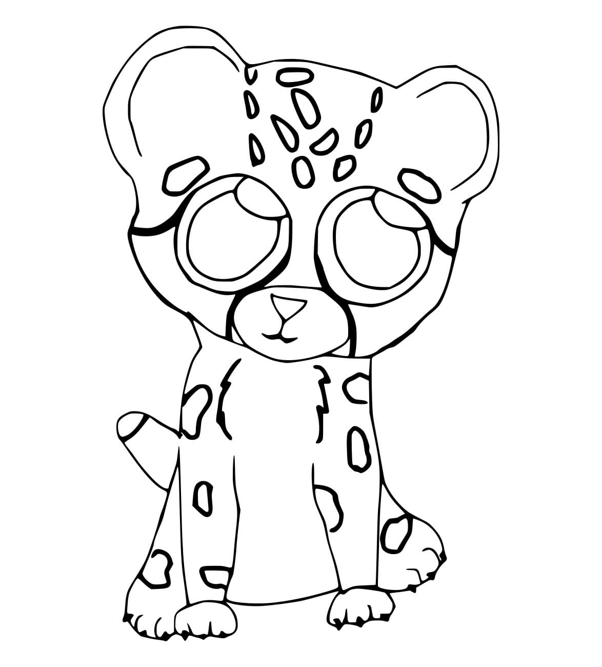 Karikatur Baby Gepard