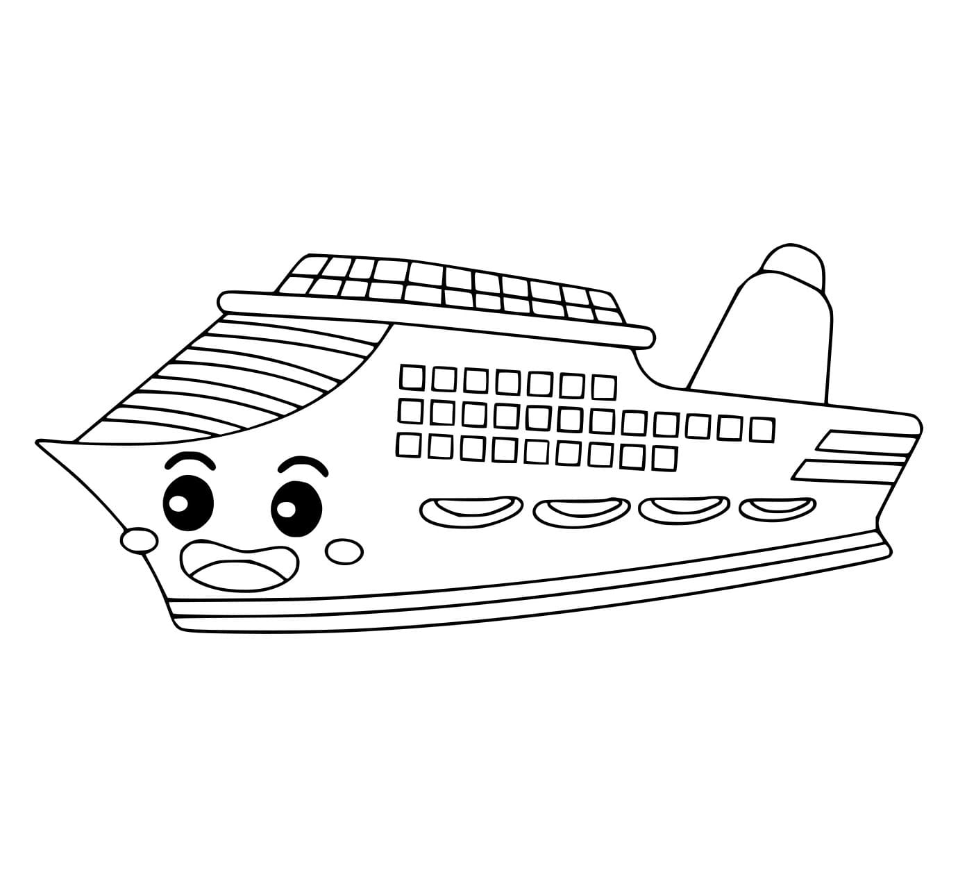 Karikatur Yacht