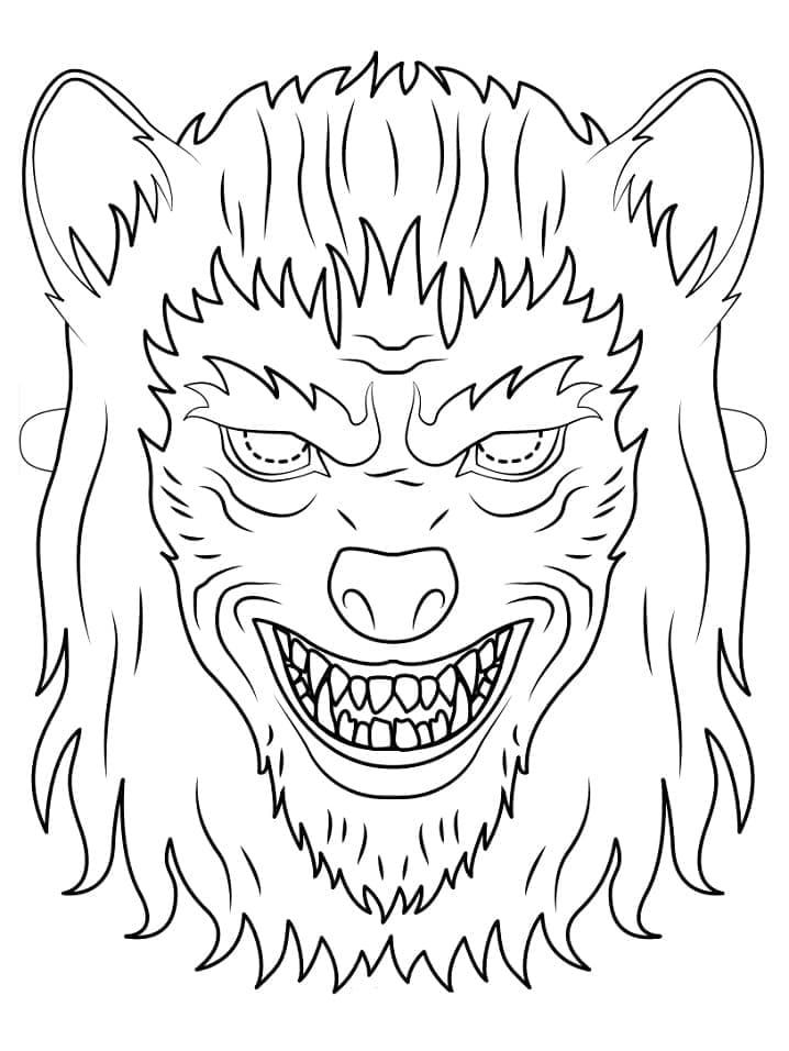 Werwolf Maske