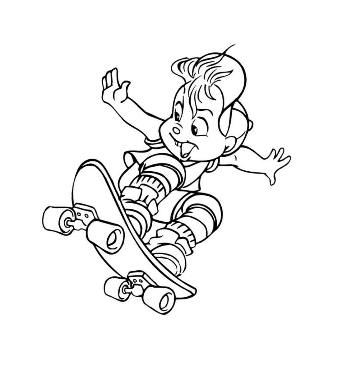 Alvin Skateboarding