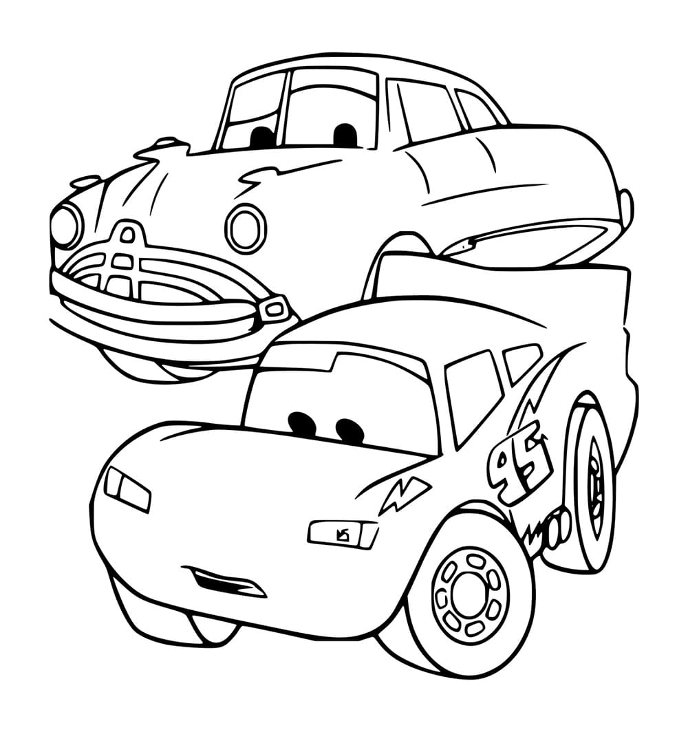 Doc Hudson und McQueen