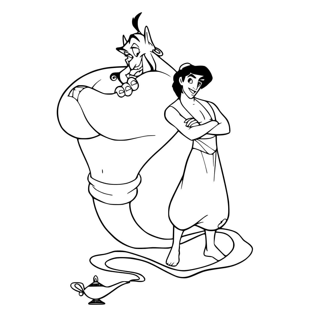 Genie und Aladdin