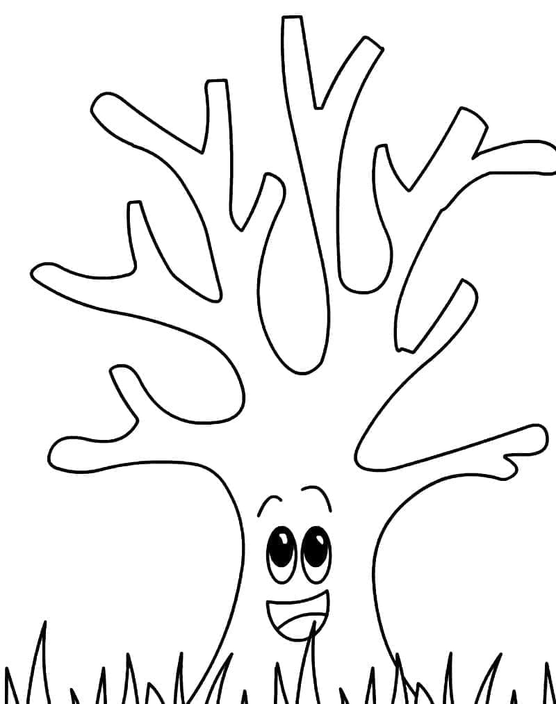 Karikatur Baum