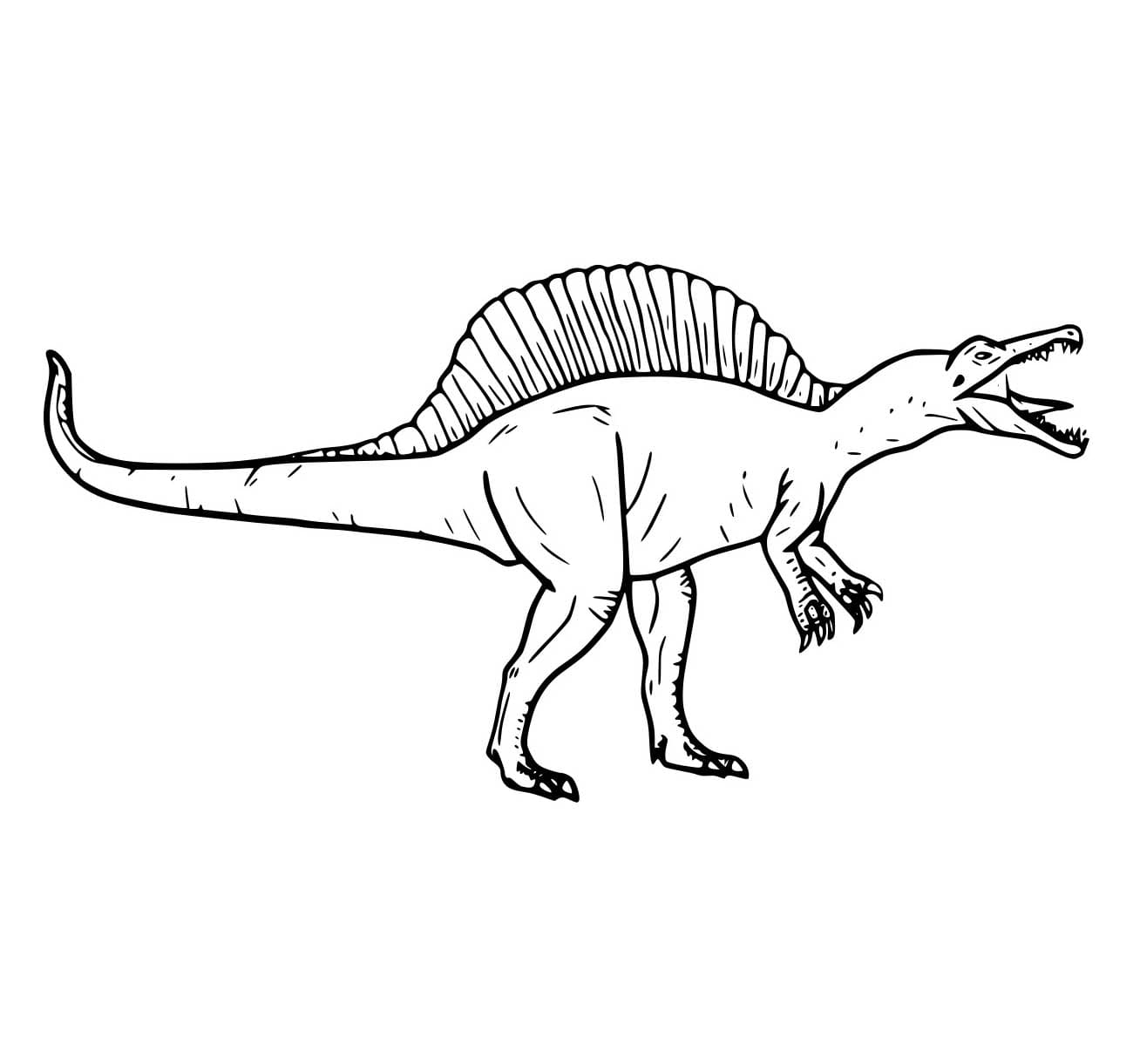 Brüllender Spinosaurus