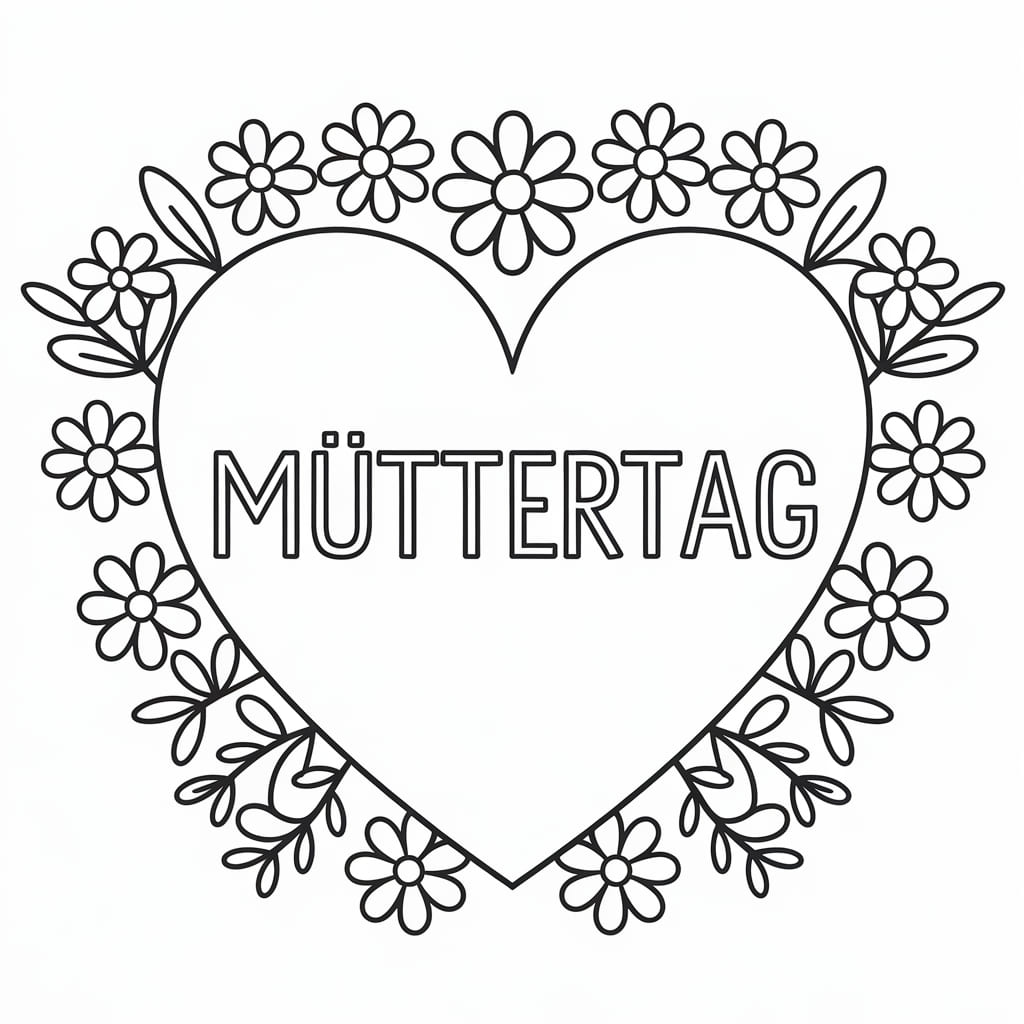 Herzkranz schöne Muttertag