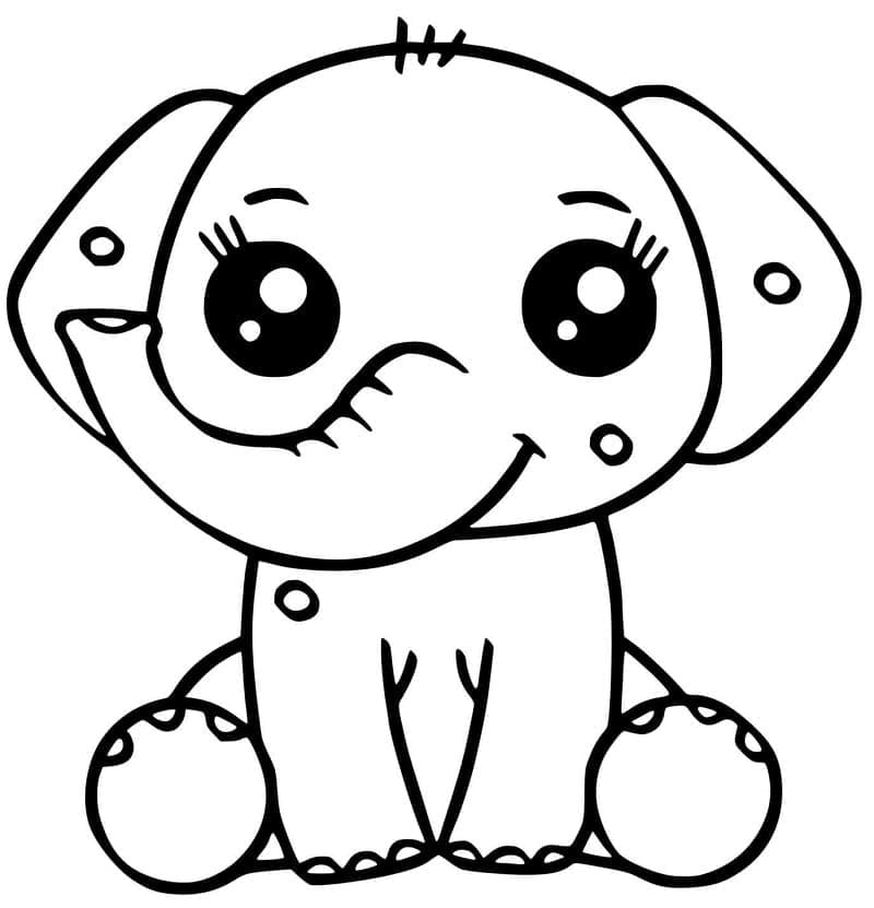 Kawaii Elefant bild