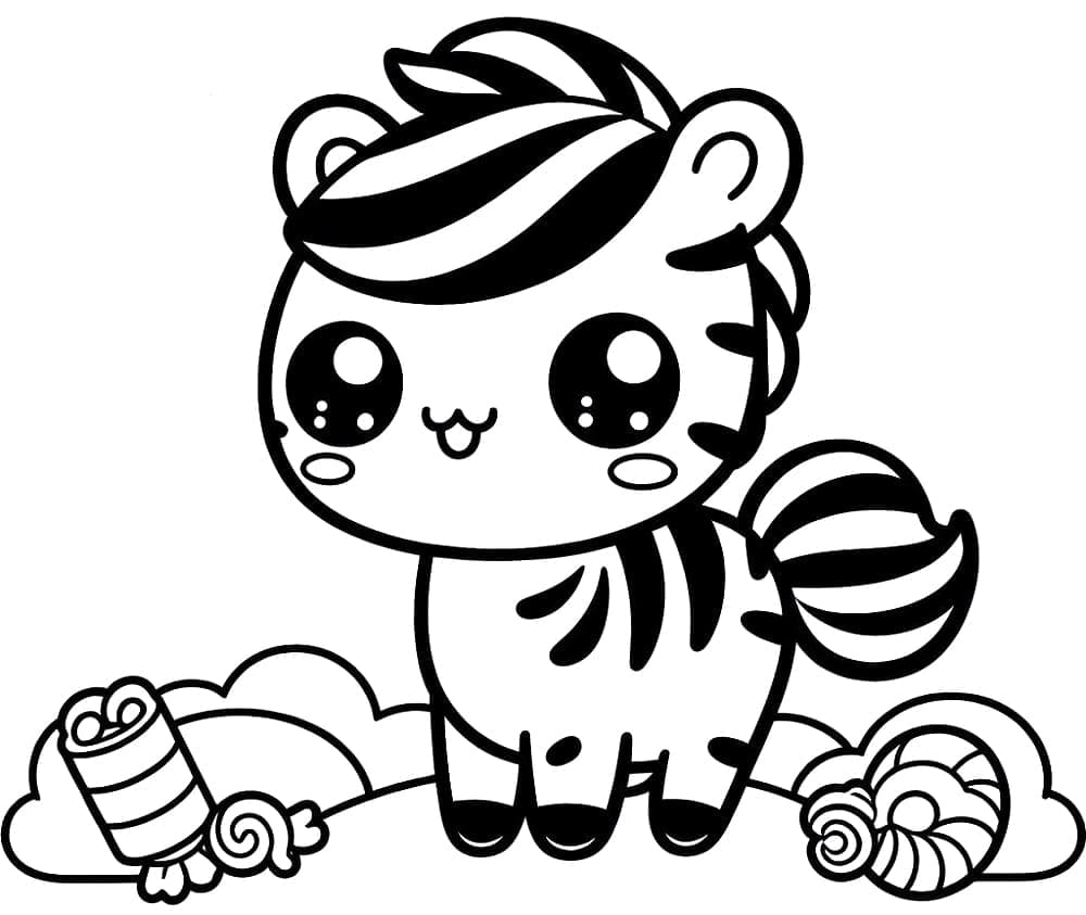 Kawaii Zebra