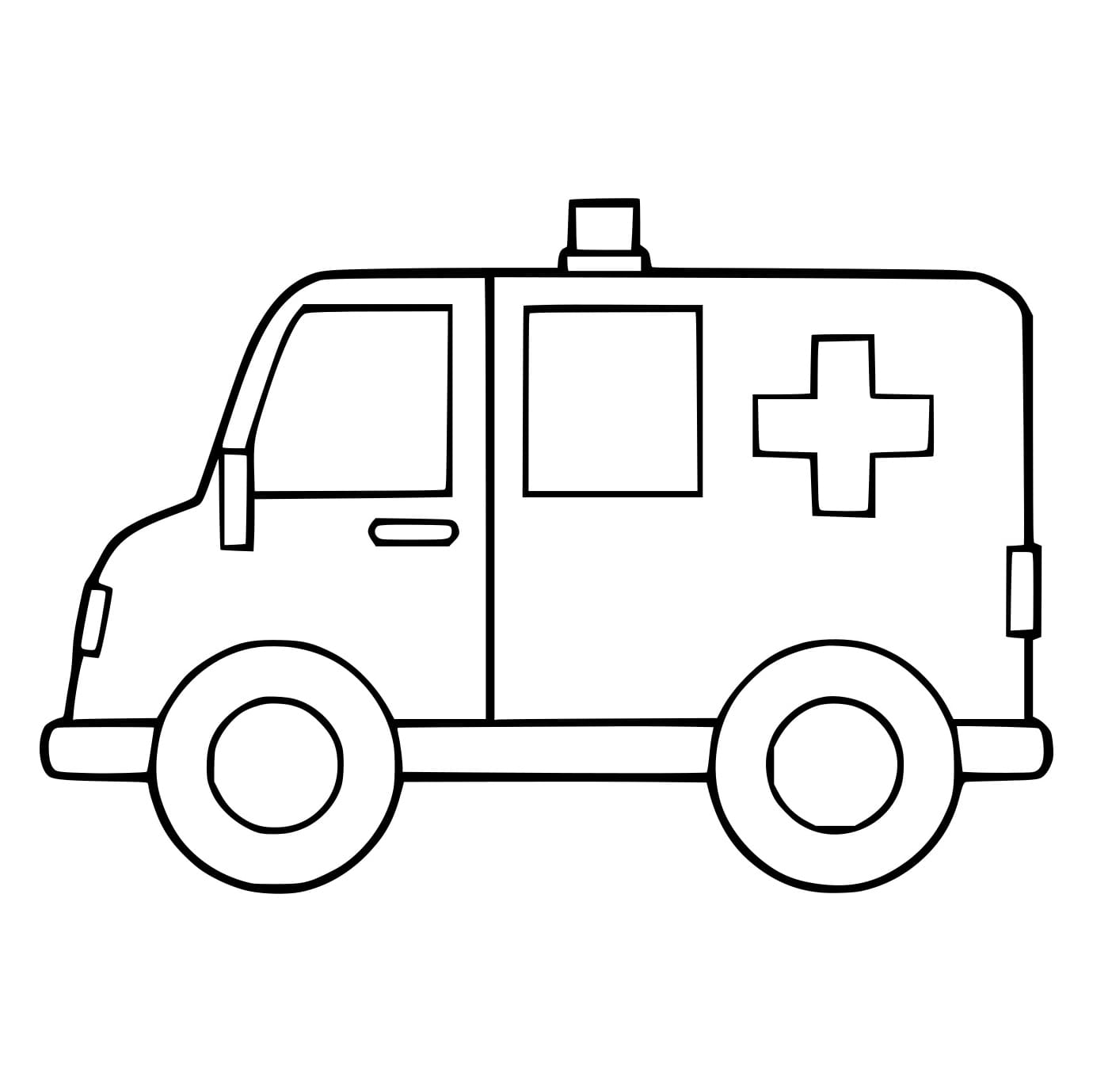 Krankenwagen Autofrei