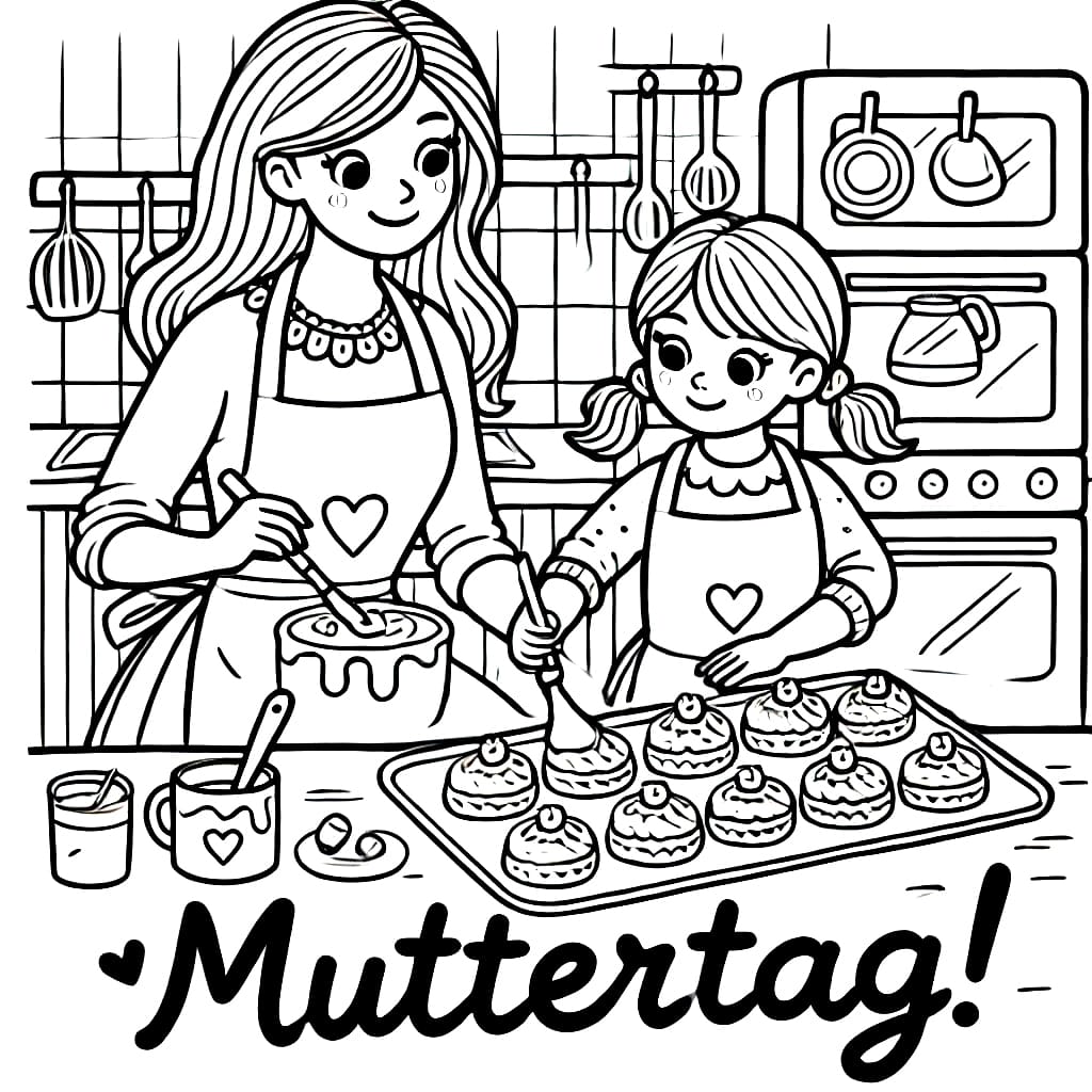 Kuchen backen Muttertag