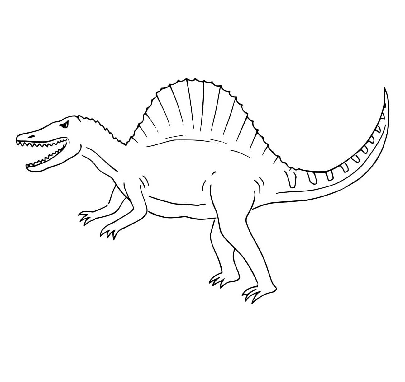 Laufender Spinosaurus