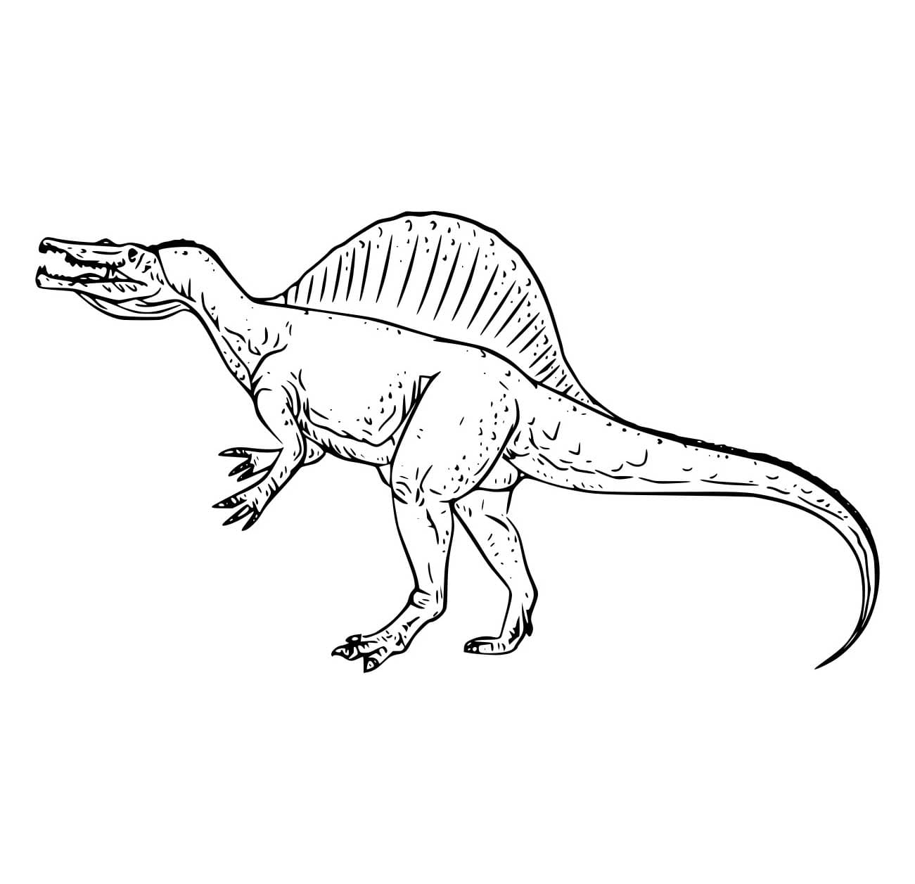 Realistischer Spinosaurus