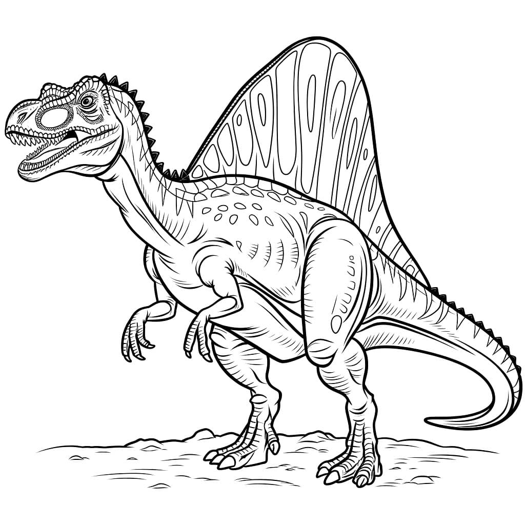 Spinosaurus brüllte