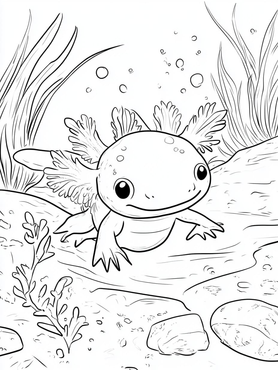 Axolotl frei