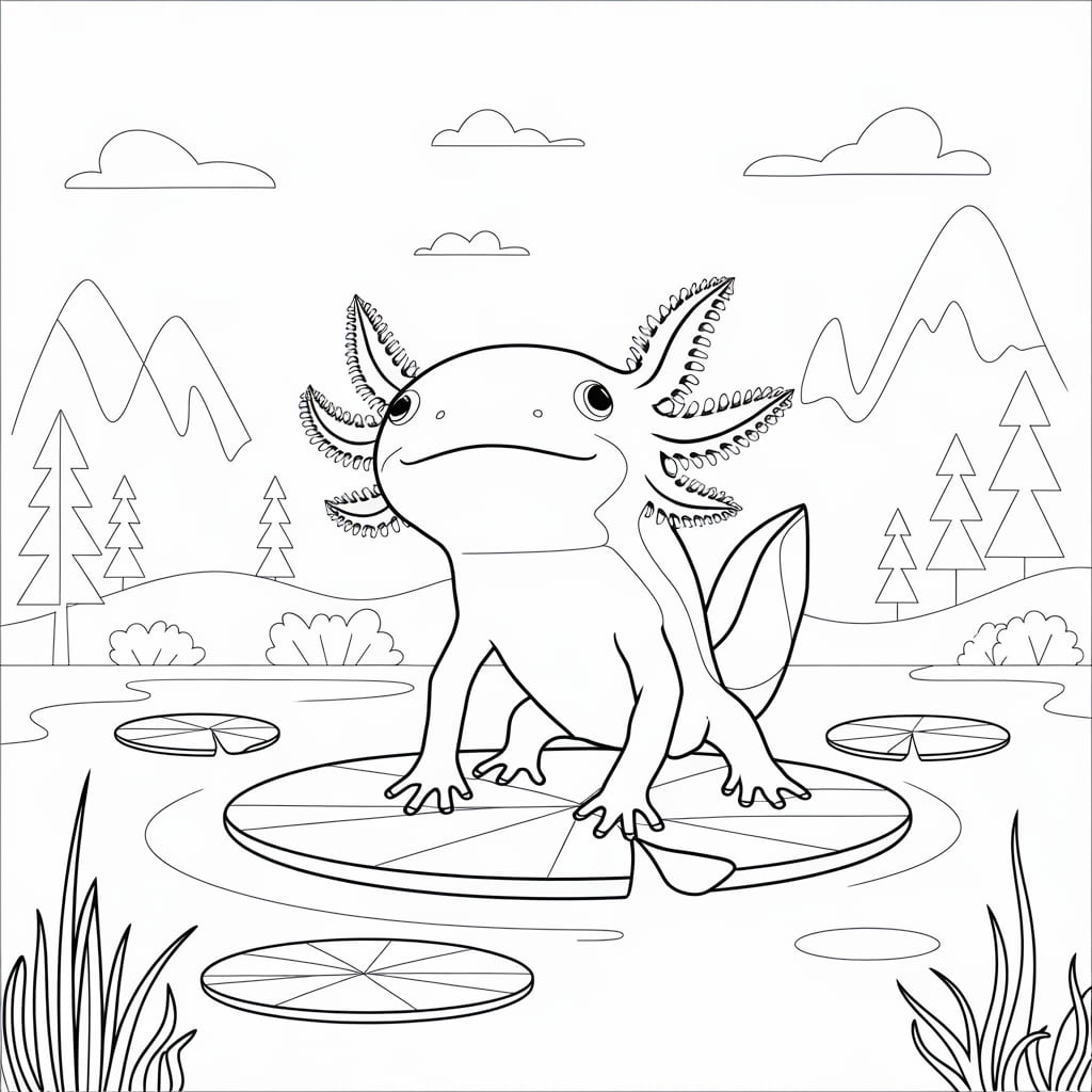 Axolotl Ständer