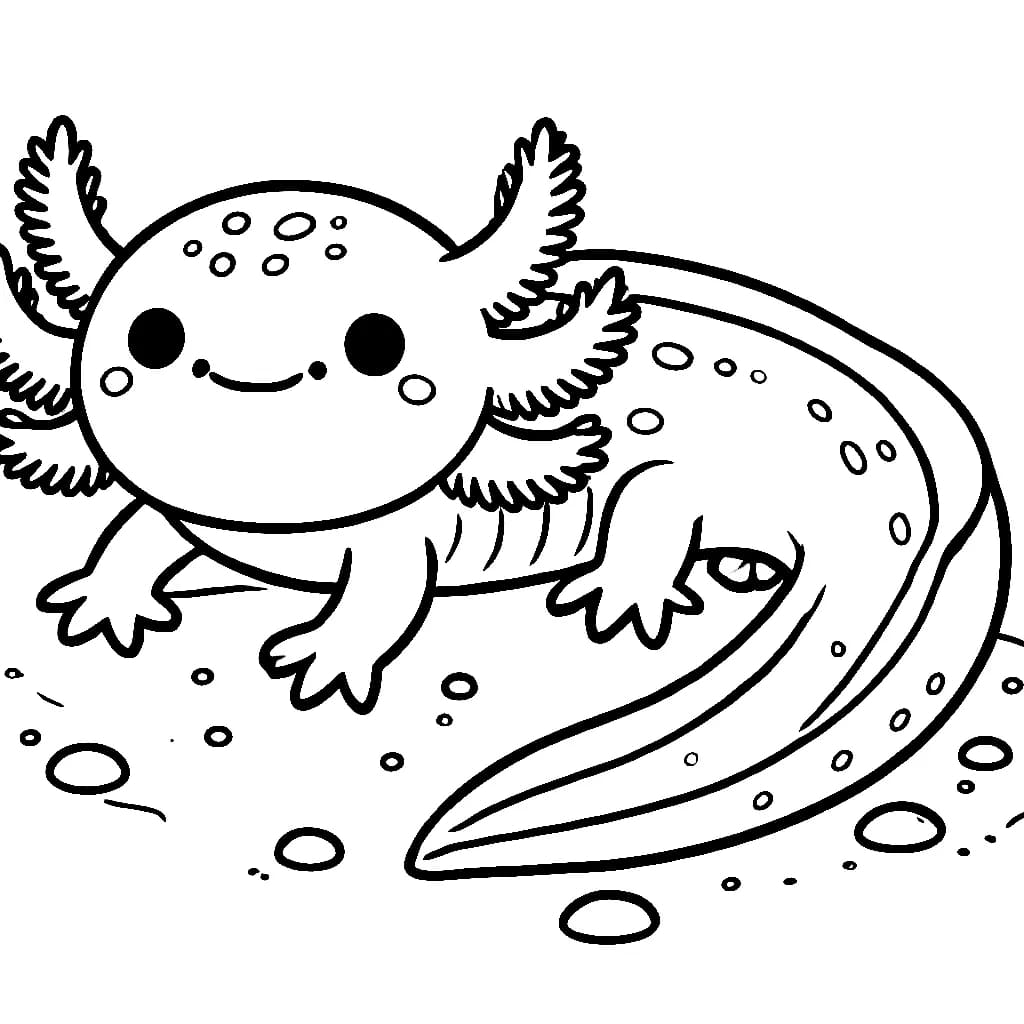 Axolotl süß