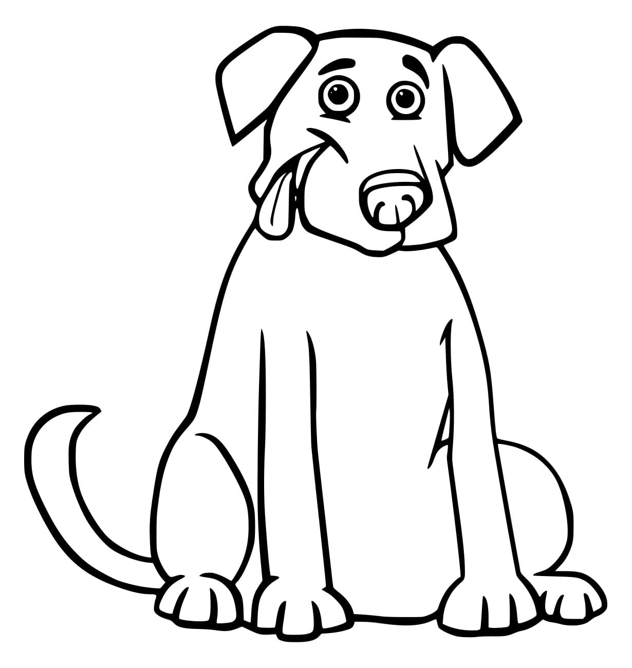 Karikatur Labrador