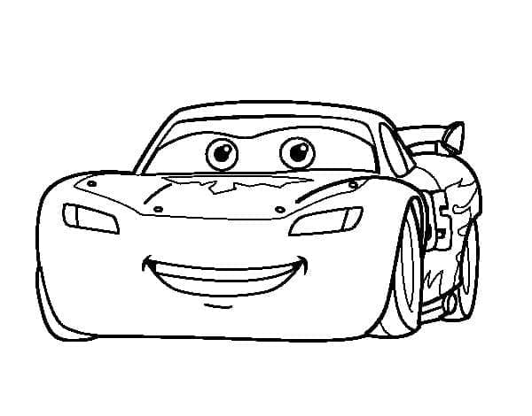 Lächelnder Lightning McQueen