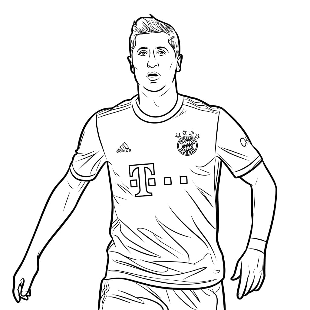 Lauf von Robert Lewandowski