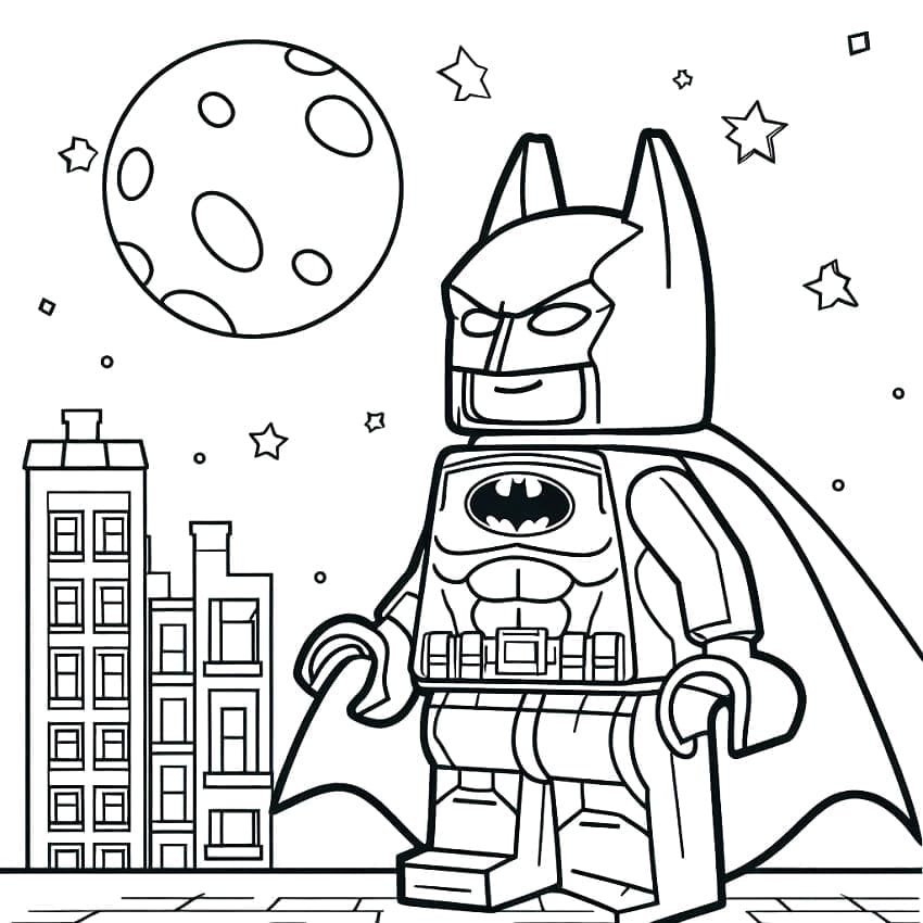 Lego Batman in der Stadt