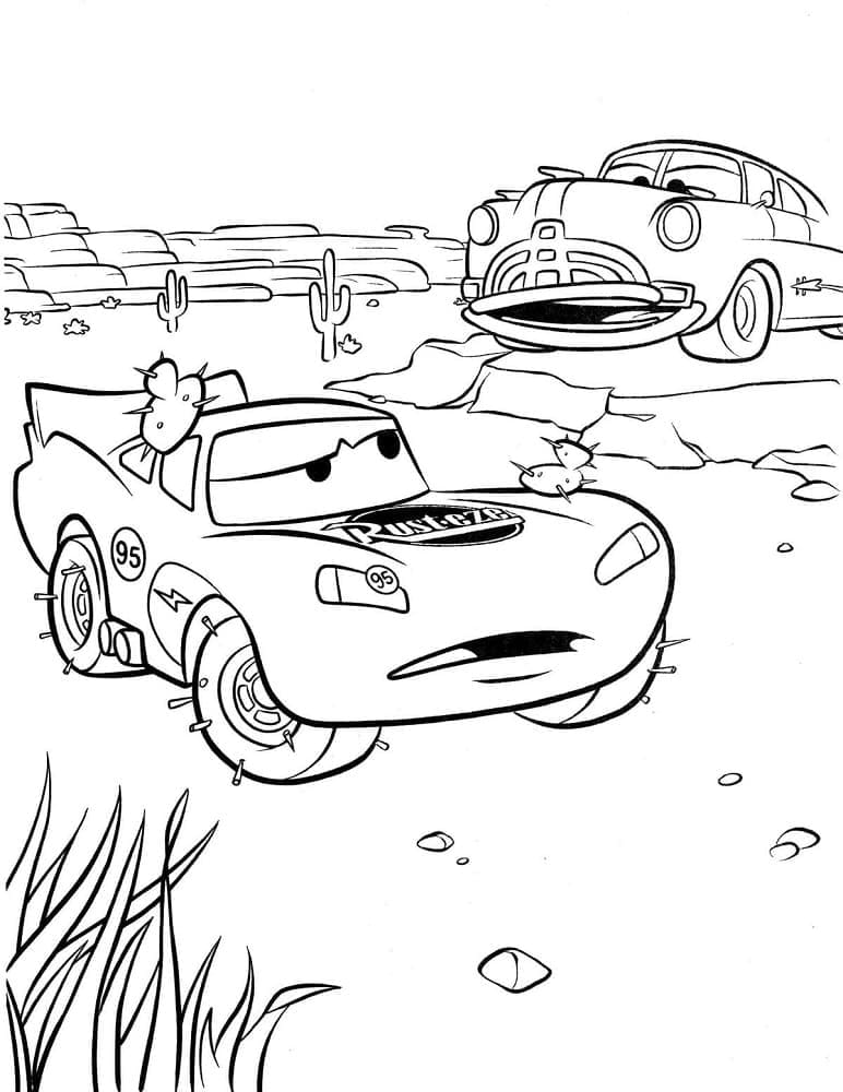 Lightning McQueen und Doc Hudson