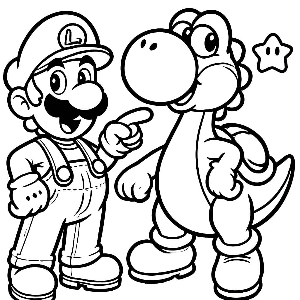 Luigi und Yoshi