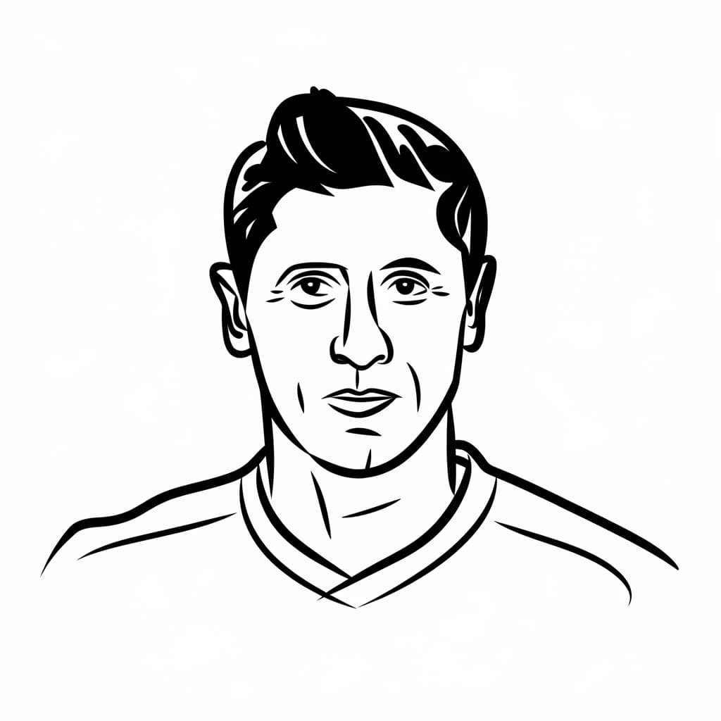 Porträt von Robert Lewandowski