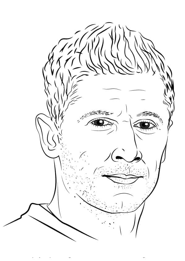 Zeichnung von Robert Lewandowski