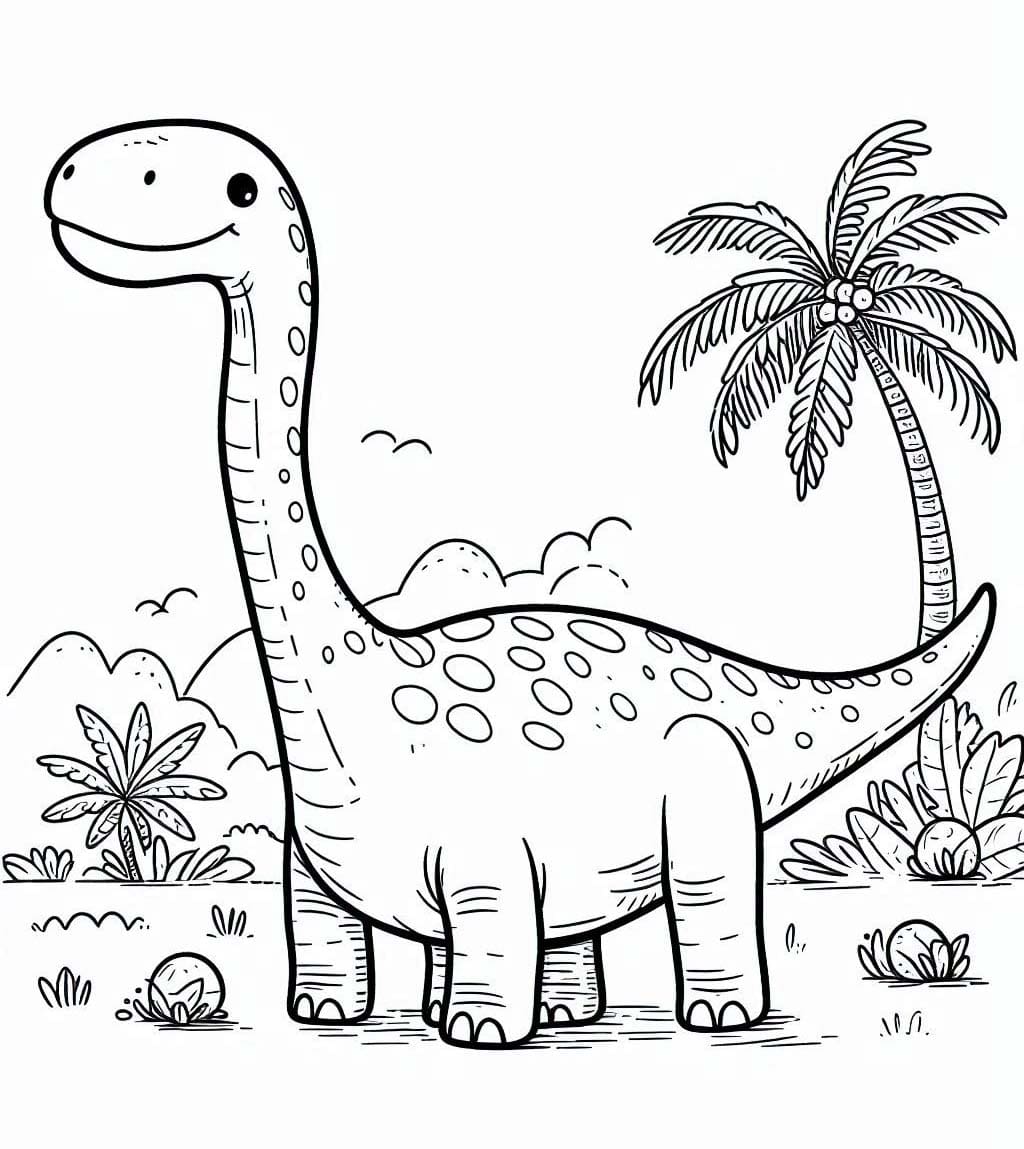 Brachiosaurus für Kinder