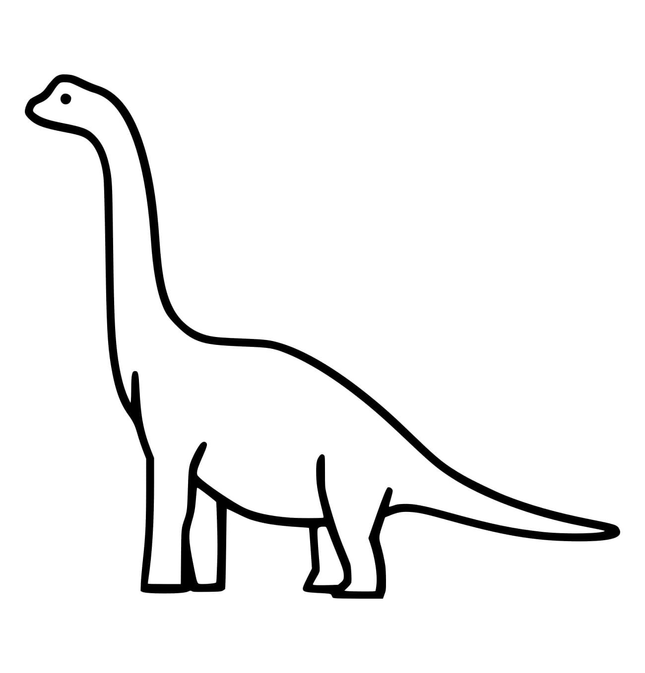 Brachiosaurus Umriss