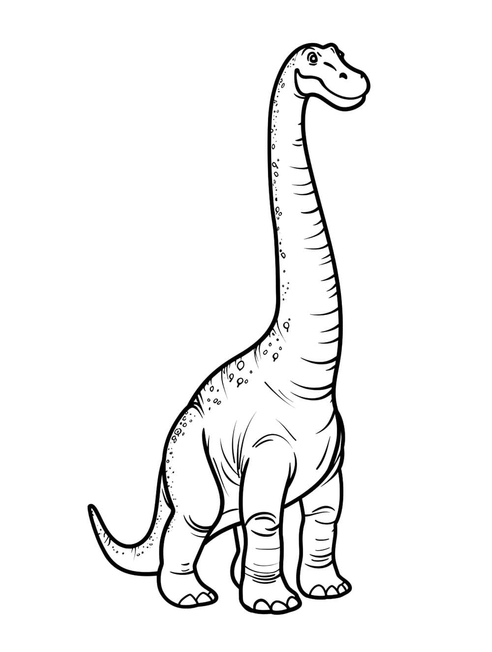 Brachiosaurus zum Ausdrucken kostenlos