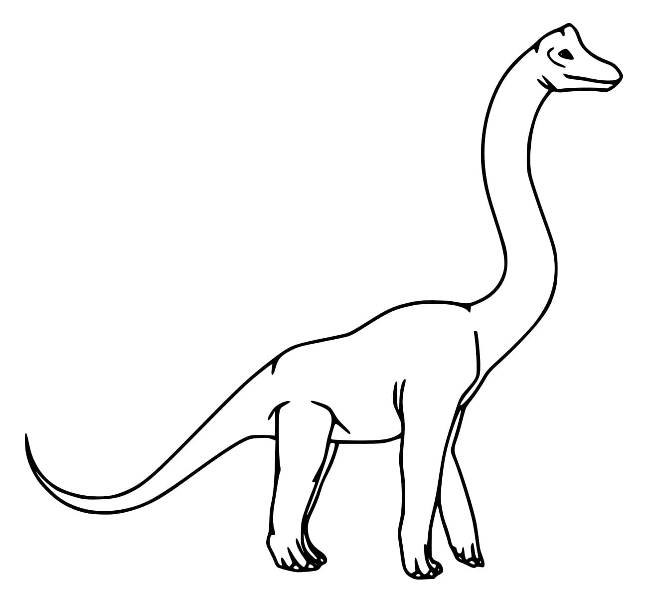 Einfacher Brachiosaurus