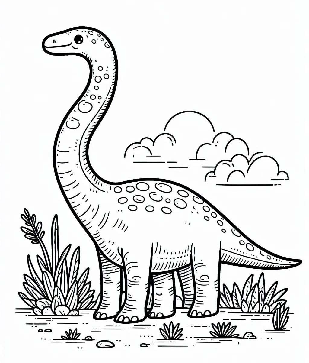 Niedlicher Brachiosaurus