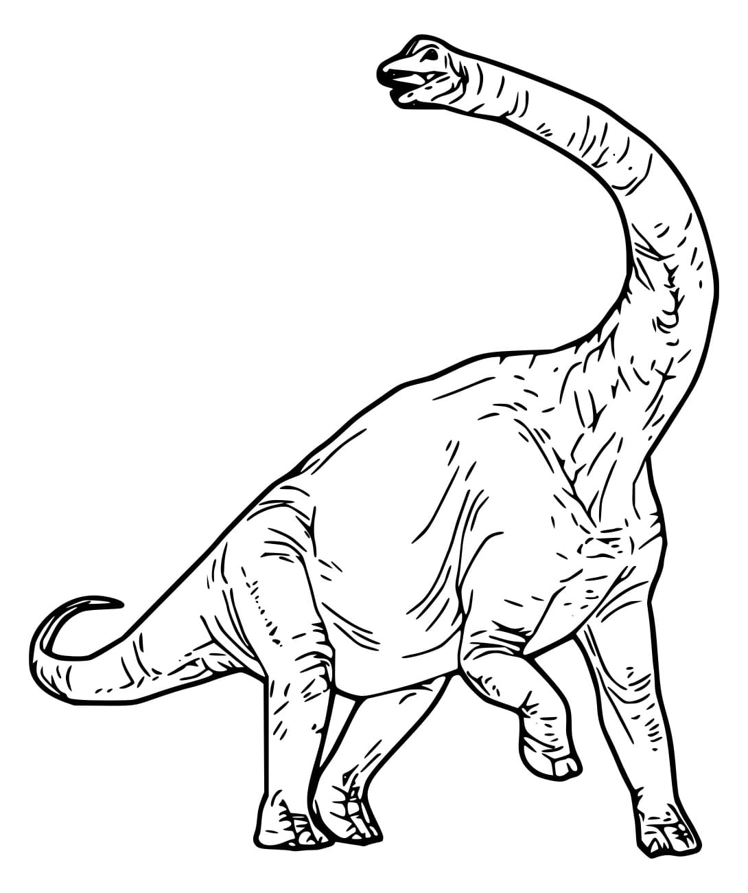 Realistischer Brachiosaurus