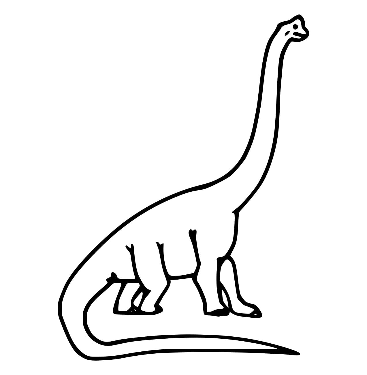 Sehr einfacher Brachiosaurus