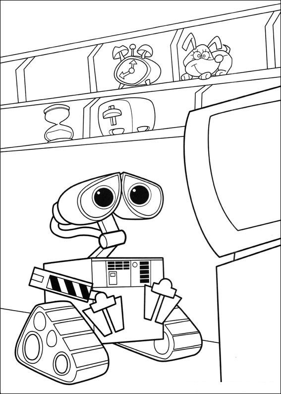 Bild Wall-E zum Ausdrucken für Kinder