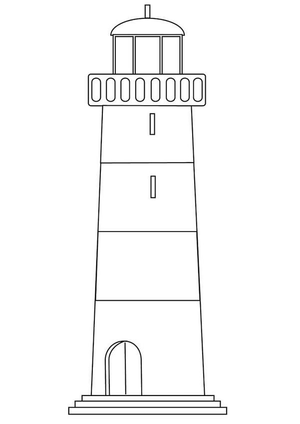 Einfacher Leuchtturm