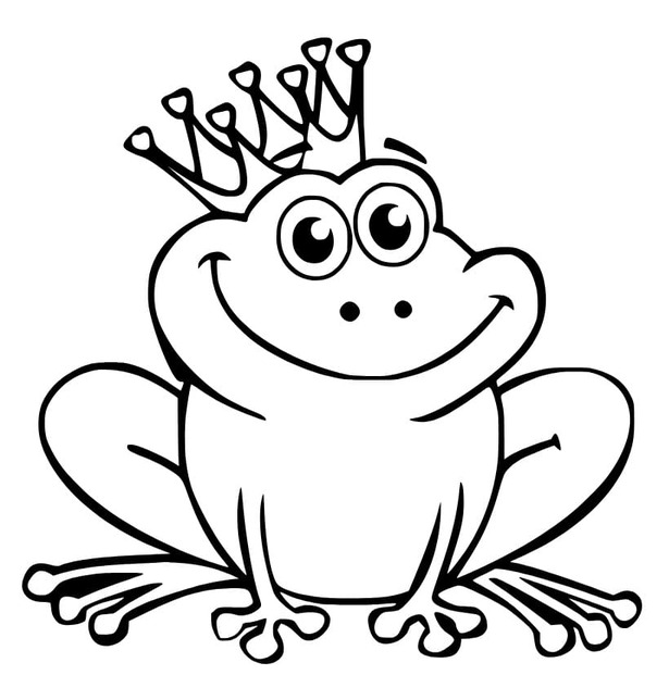 Frosch mit Krone