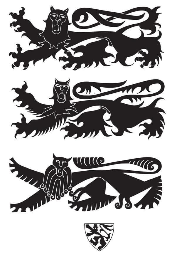 Kostenlos druckbar Wappen
