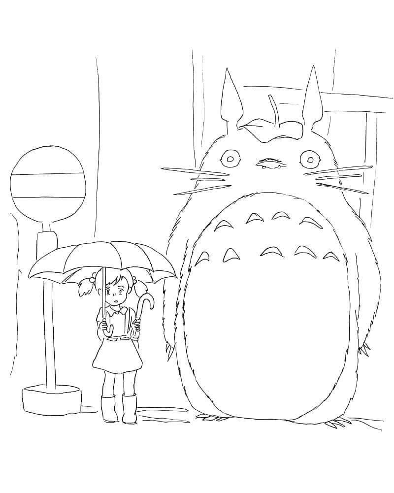 Kostenlos zum Ausdrucken Totoro