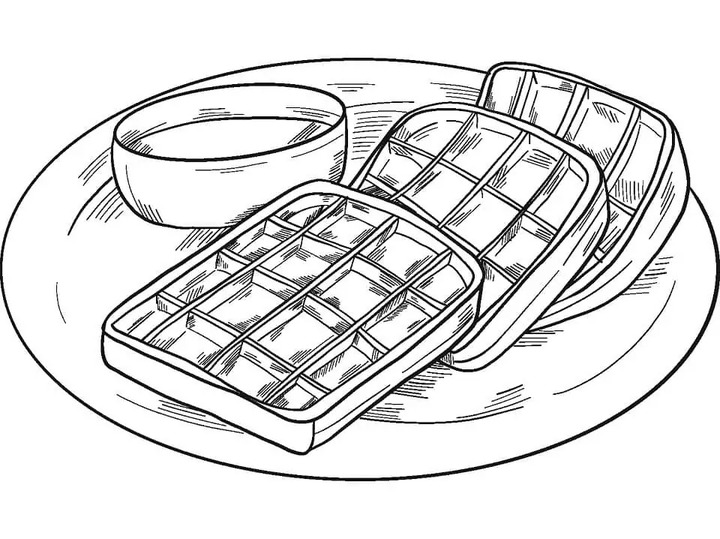 Kostenlos zum Ausdrucken Waffeln