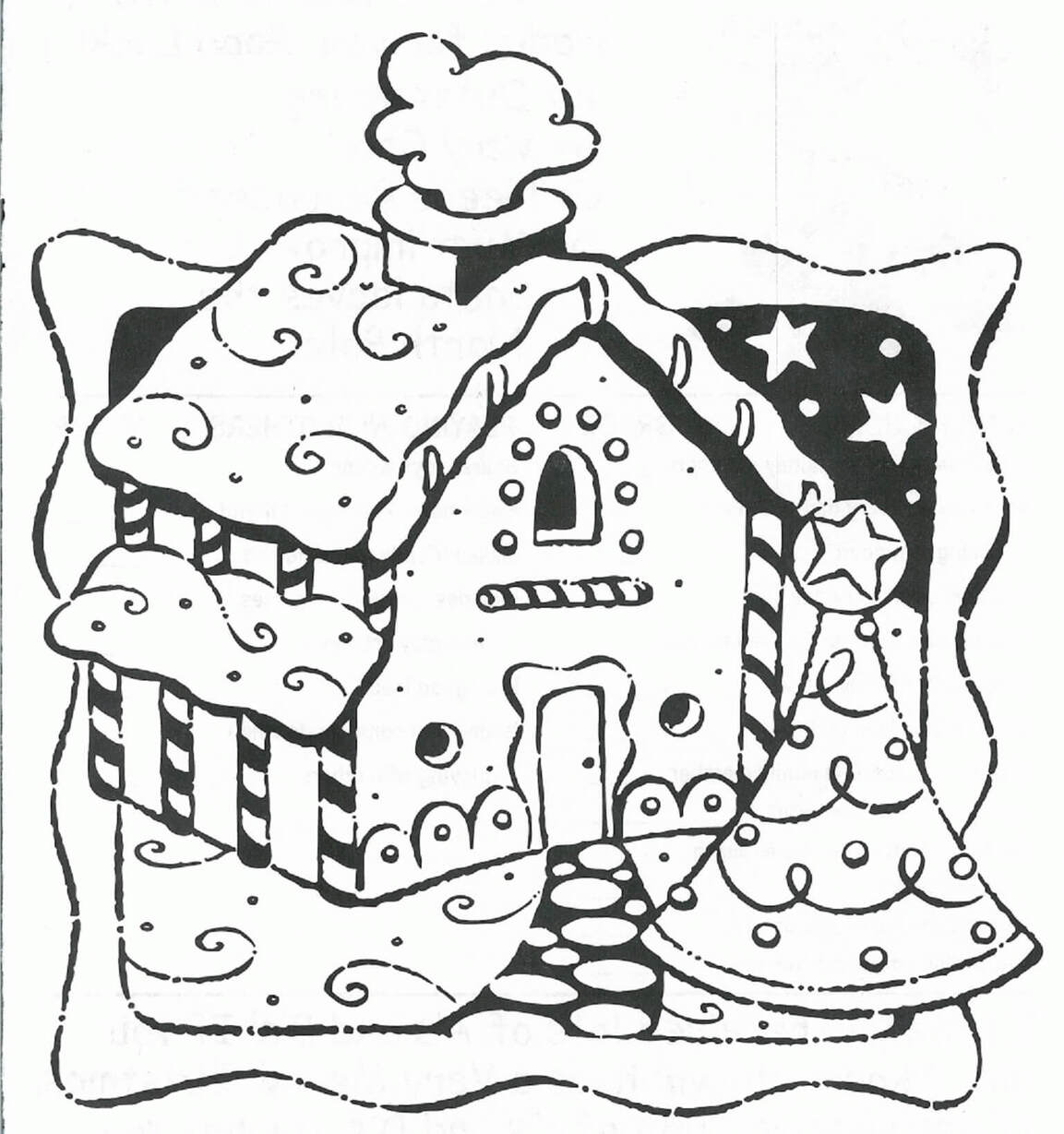 Lebkuchenhaus kostenlos ausdruckbar