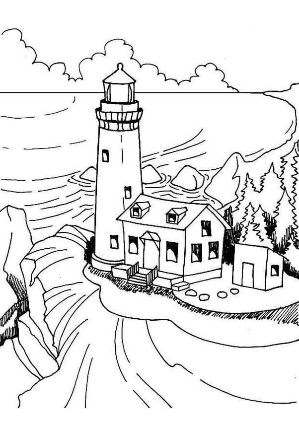 Leuchtturm landschaft