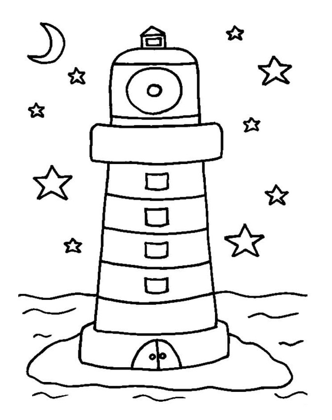 Niedlicher Leuchtturm