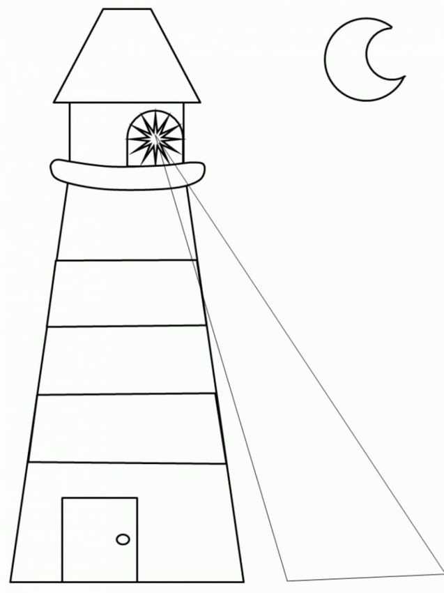 Perfekter Leuchtturm